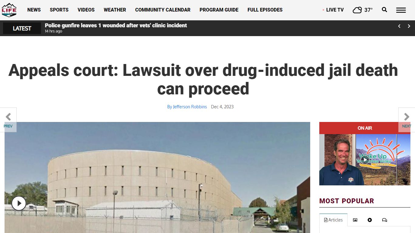 Appeals court: Lawsuit over drug-induced jail death can proceed